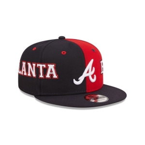 9fifty New Era Atlanta Braves Teamsplit Gorras Azules | EROWC-4560