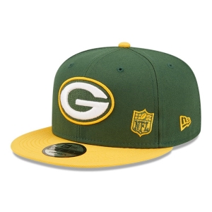 9fifty New Era Bay Packers NFL Letter Arch Gorras Verdes | XURFJ-6350