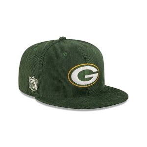 9fifty New Era Bay Packers NFL Retro Cord Gorras Verdes | NLTSA-6037