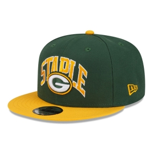 9fifty New Era Bay Packers X Staple Gorras Verdes | XHOYS-5684