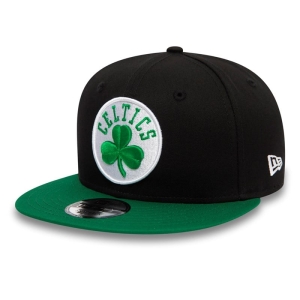 9fifty New Era Boston Celtics Logo Gorras Negros | VEMTN-8746