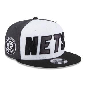 9fifty New Era Brooklyn Nets NBA Back Half Gorras Negros | SGDLO-1985