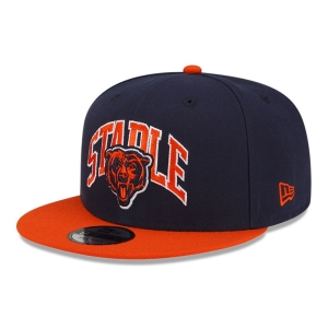 9fifty New Era Chicago Bears X Staple Gorras Azules | QPXMS-9701
