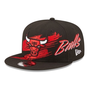 9fifty New Era Chicago Bulls NBA Sweep Gorras Negros | CISJE-6897