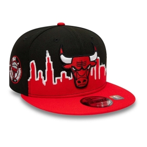 9fifty New Era Chicago Bulls NBA Tip Off 2022 Fitted Gorras Negros | VDZAQ-0371