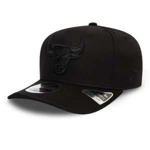 9fifty New Era Chicago Bulls Tonal Stretch Snap Gorras Negros | ETIFN-5196