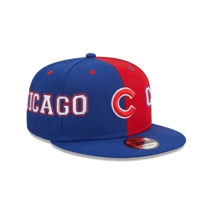 9fifty New Era Chicago Cubs Teamsplit Gorras Azules | GXMHK-2738