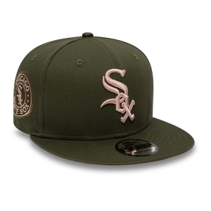 9fifty New Era Chicago Sox Side Patch Medium Gorras Verdes | OLFUJ-9807