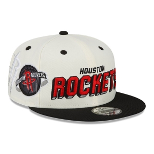 9fifty New Era Houston Rockets Awake Blancos | STKOP-5236