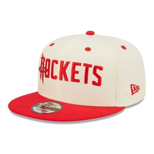 9fifty New Era Houston Rockets Blend Gorras Blancos | TRNBG-6248