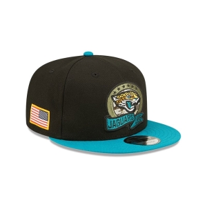 9fifty New Era Jackosnville Jaguars NFL Salute To Service Gorras Negros | JZSWB-1063