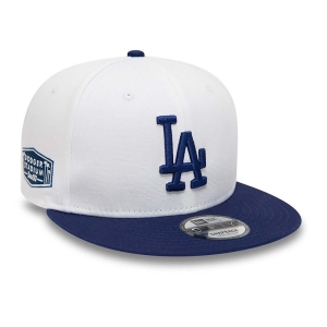 9fifty New Era La Dodgers Crown Patches Gorras Blancos | UXLCH-3974