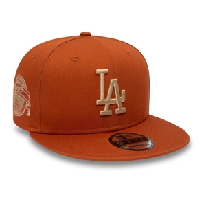 9fifty New Era La Dodgers Side Patch Medium Gorras Marrom | AOQVK-4823