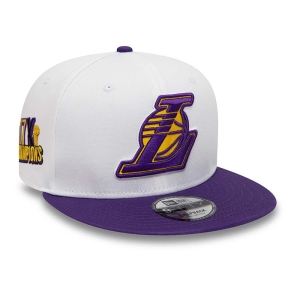 9fifty New Era La Lakers Crown Patches Gorras Blancos | IAKBS-9173