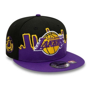 9fifty New Era La Lakers NBA Tip Off 2022 Fitted Gorras Negros | BVTZX-1587