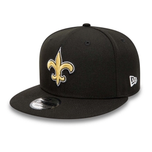 9fifty New Era New Orleans Saints NFL Teams Gorras Negros | YCEWT-7345