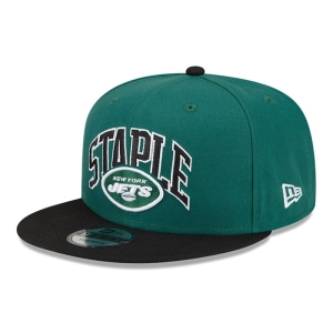9fifty New Era New York Jets X Staple Gorras Verdes | HFJSY-2430