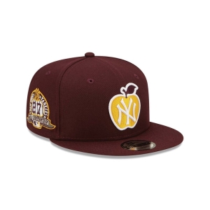 9fifty New Era New York Yankees Apple Gorras Morados | BJFWO-1785