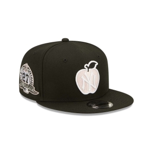 9fifty New Era New York Yankees Apple Gorras Negros | YDUNL-6423