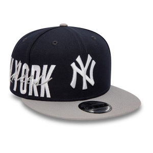 9fifty New Era New York Yankees Side Font Gorras Azules | DZMOB-6053