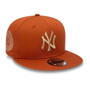 9fifty New Era New York Yankees Side Patch Medium Gorras Marrom | HWBUV-9587