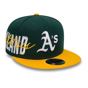 9fifty New Era Oakland Athletics Side Font Gorras Verdes | FVEUK-7248