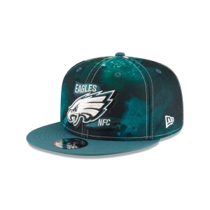 9fifty New Era Philadelphia Eagles NFL Sideline 2022 Gorras Verdes | ESVTU-7128