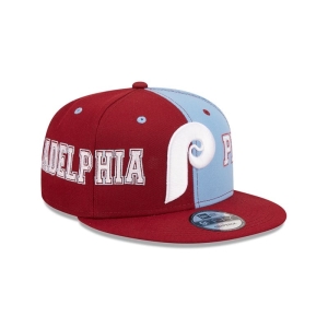 9fifty New Era Philadelphia Phillies Teamsplit Gorras Rojos | DAXLF-6135