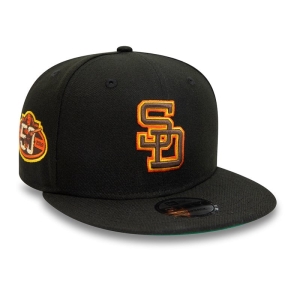 9fifty New Era San Diego Padres 50 Years Gorras Negros | QYCWI-7439