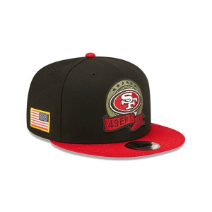 9fifty New Era San Francisco 49ers NFL Salute To Service Gorras Negros | COMWB-8729