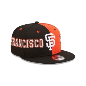 9fifty New Era San Francisco Giants Teamsplit Gorras Negros | AMQCE-0293