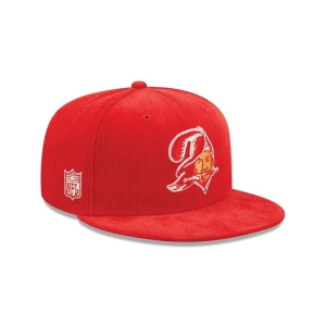 9fifty New Era Tampa Bay Buccaneers NFL Retro Cord Gorras Rojos | TPMLW-8140