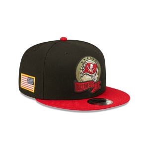 9fifty New Era Tampa Bay Buccaneers NFL Salute To Service Gorras Negros | WIDUV-6835