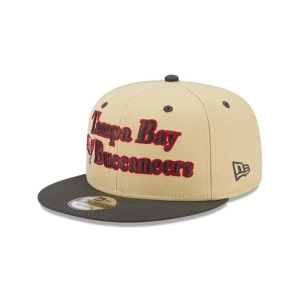 9fifty New Era Tampa Bay Buccaneers NFL Retro Gorras Creme | XYVGZ-6803