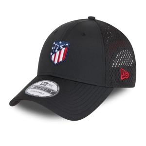 9forty New Era Atletico Madrid Rear Arch Adjustable Gorras Negros | REHLD-9815