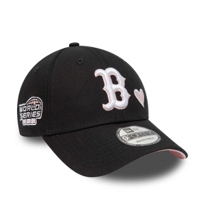 9forty New Era Boston Sox Heart Pack Adjustable Gorras Negros | HGVWZ-9801