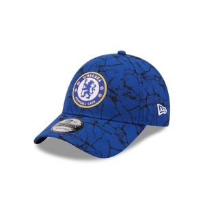 9forty New Era Chelsea Fc Lion Crest Marble Adjustable Gorras Azules | CLGBN-1762