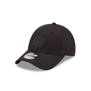 9forty New Era Chelsea Fc Lion Crest On Ripstop Adjustable Gorras Negros | KVIWC-0612
