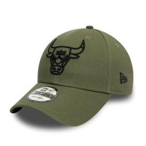 9forty New Era Chicago Bulls Essential Outline Gorras Verdes | DSJEK-5013
