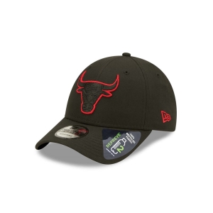 9forty New Era Chicago Bulls Repreve Neon Adjustable Gorras Negros | OUDVN-7625