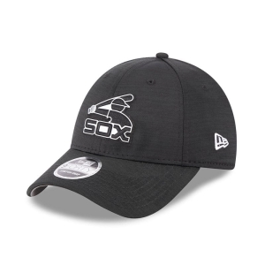 9forty New Era Chicago Sox MLB Clubhouse Adjustable Gorras Negros | JUGXO-0217