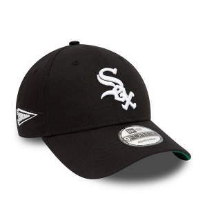 9forty New Era Chicago Sox Team Side Patch Adjustable Gorras Negros | RIPOZ-0412