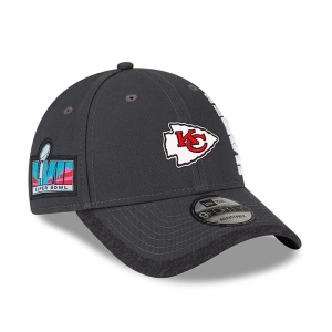 9forty New Era Kansas City Chiefs Super Bowl Lvii Opening Night Adjustable Gorras Grises | TAWOM-1709