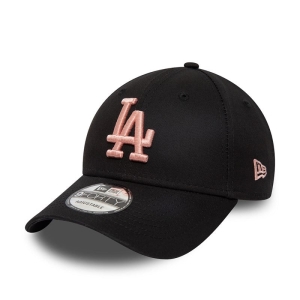 9forty New Era La Dodgers League Essential Adjustable Gorras Negros | YZCXQ-5721
