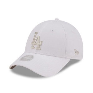 9forty New Era La Dodgers Logo Womens Adjustable Gorras Blancos | BEQOD-4810