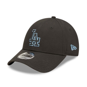 9forty New Era La Dodgers Team Outline Adjustable Gorras Negros | KOQJX-2657