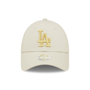 9forty New Era La Dodgers Womens Logo Adjustable Gorras Creme | GQLRN-2915