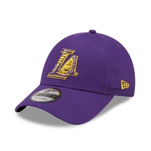 9forty New Era La Lakers Team Logo Kids Adjustable Gorras Morados | CXHSV-7306