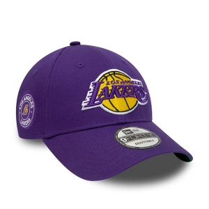 9forty New Era La Lakers Team Side Patch Adjustable Gorras Morados | QNTVP-8763