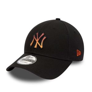 9forty New Era New York Yankees Gradient Infill Adjustable Gorras Negros | BVSLP-4058